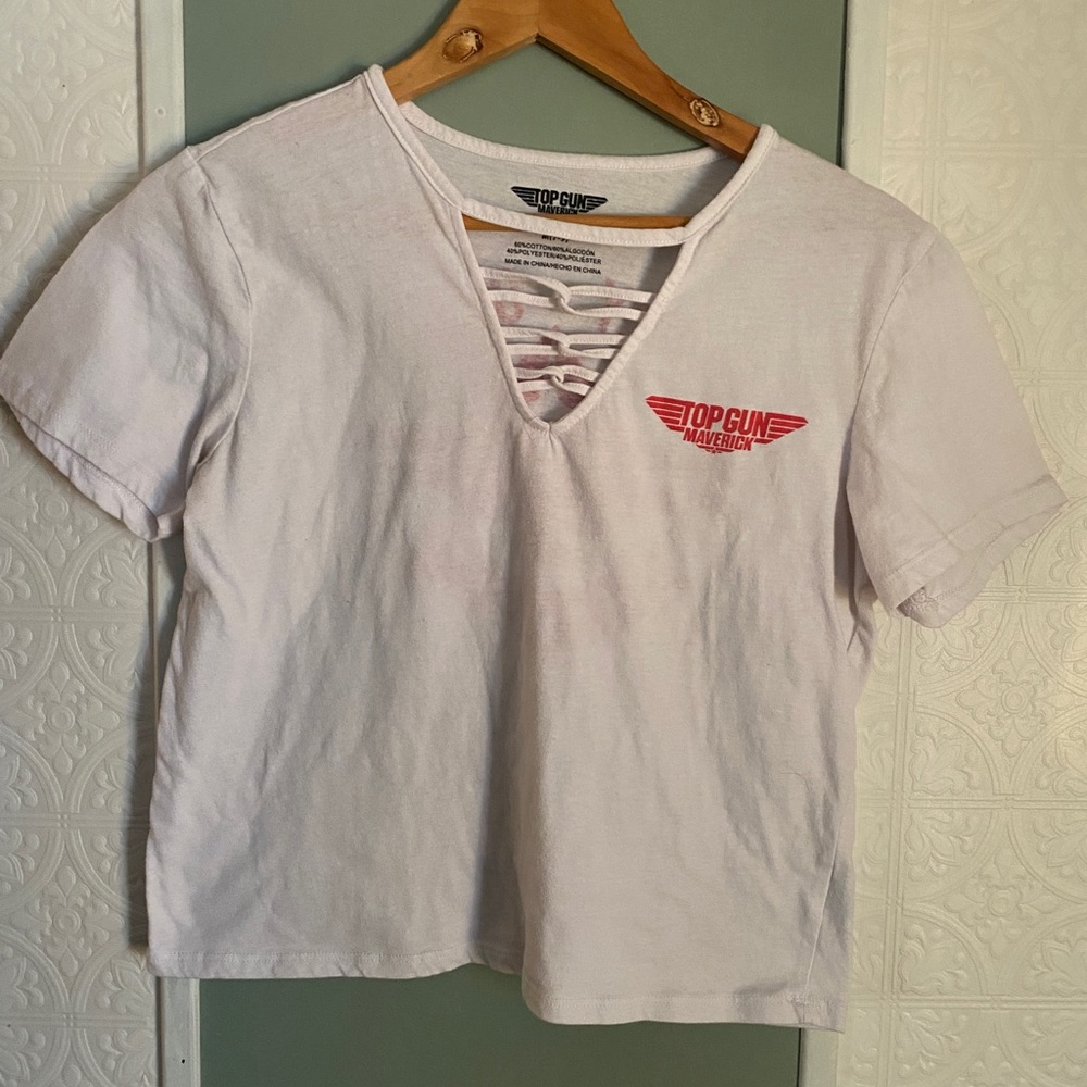 Top Gun Maverick cropped top medium (7-9)